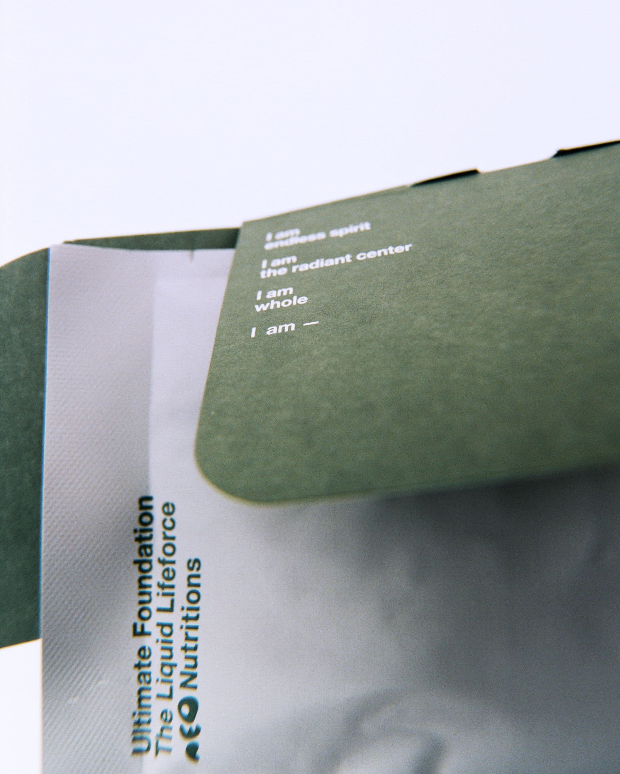 Box of Ultimate Foundation with Sachet pulled out