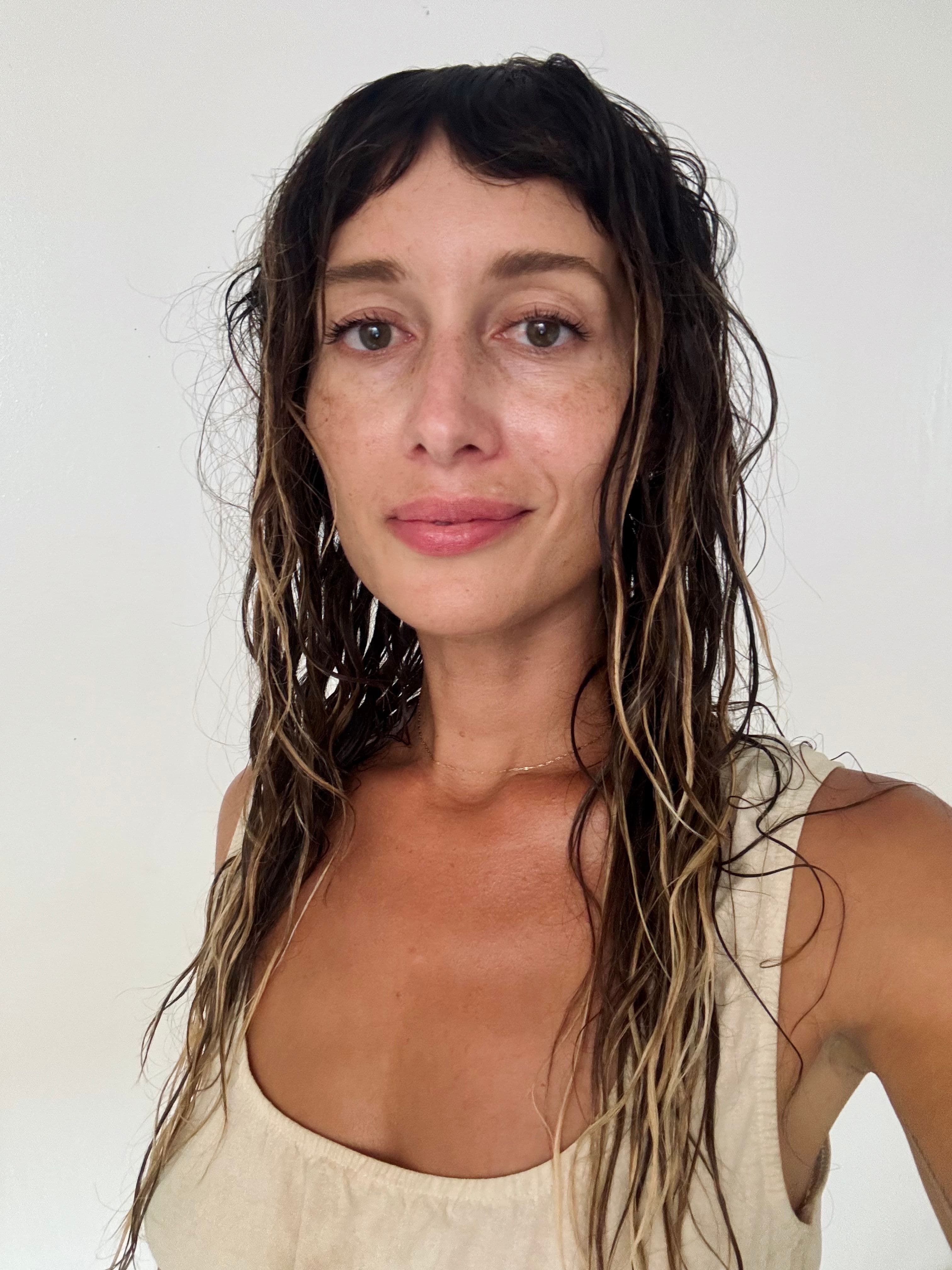 Portrait of Rachelle Robinett with wet hair